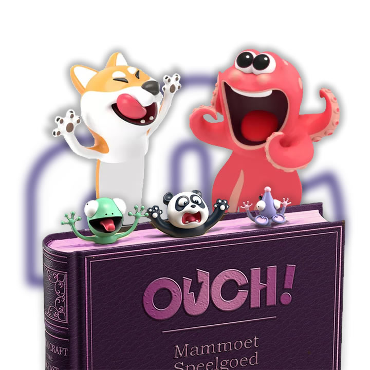 Onderscheid Mount Bank Ophef 3d grappige bladwijzer/boekenlegger cadeau - Mammoet speelgoed