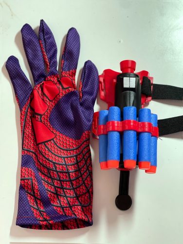 Spiderman nerf dart launcher photo review